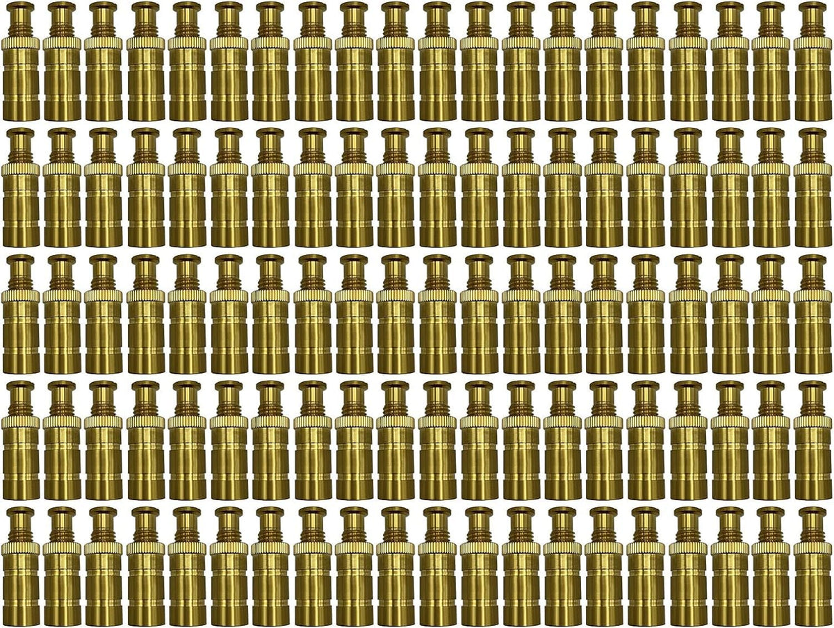 Poolzilla front pack of 100 brass anchors showing quantity and brand durability