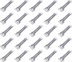 Poolzilla front view of 25-pack springs showing quantity and finish for reliable anchoring