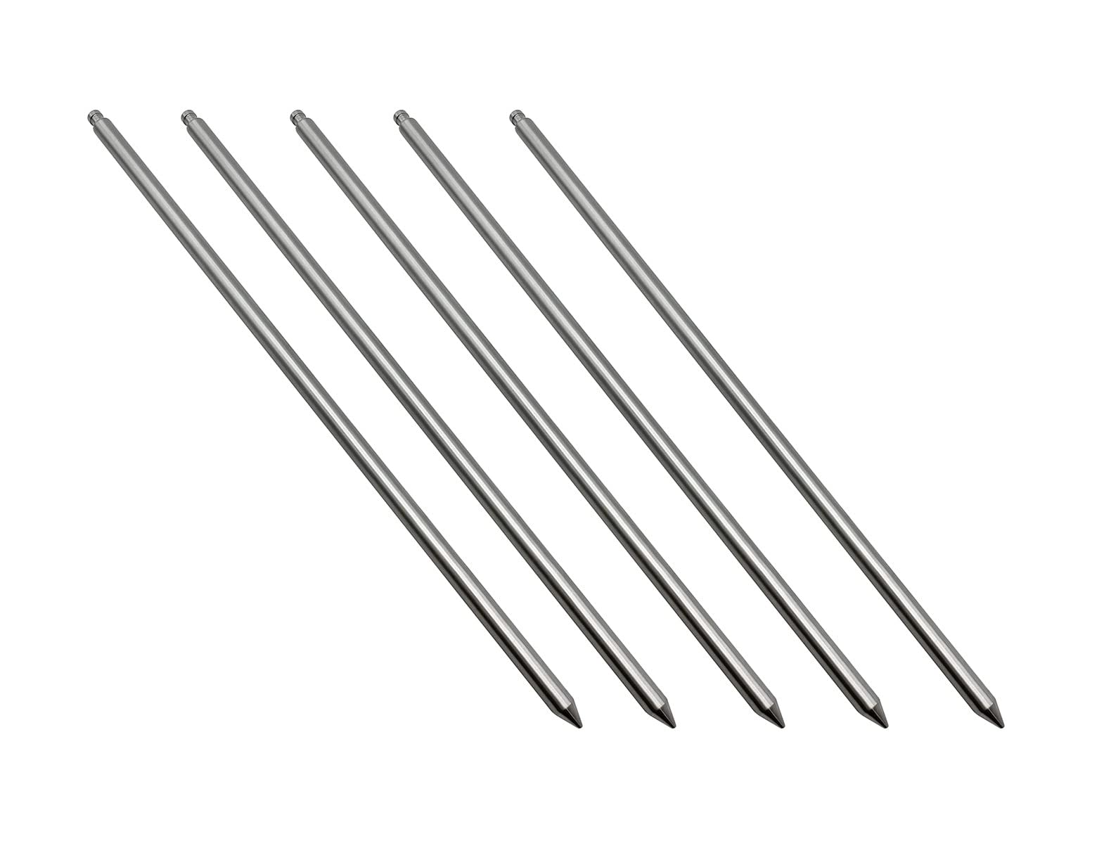 Poolzilla front packaging showing five 18 inch spikes and product label for quick identification and convenience
