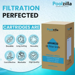 Poolzilla grid collar view showing secure sealing and leak prevention