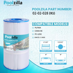 Poolzilla pleated fabric close-up showing fine texture for superior trapping
