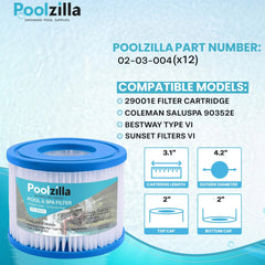 Poolzilla close-up of pleated media showing dense folds for improved debris capture