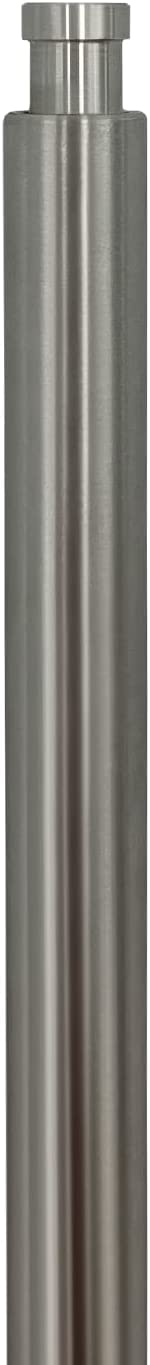 Poolzilla detail of 1/2 inch aluminum shaft demonstrating spring compatibility and strength