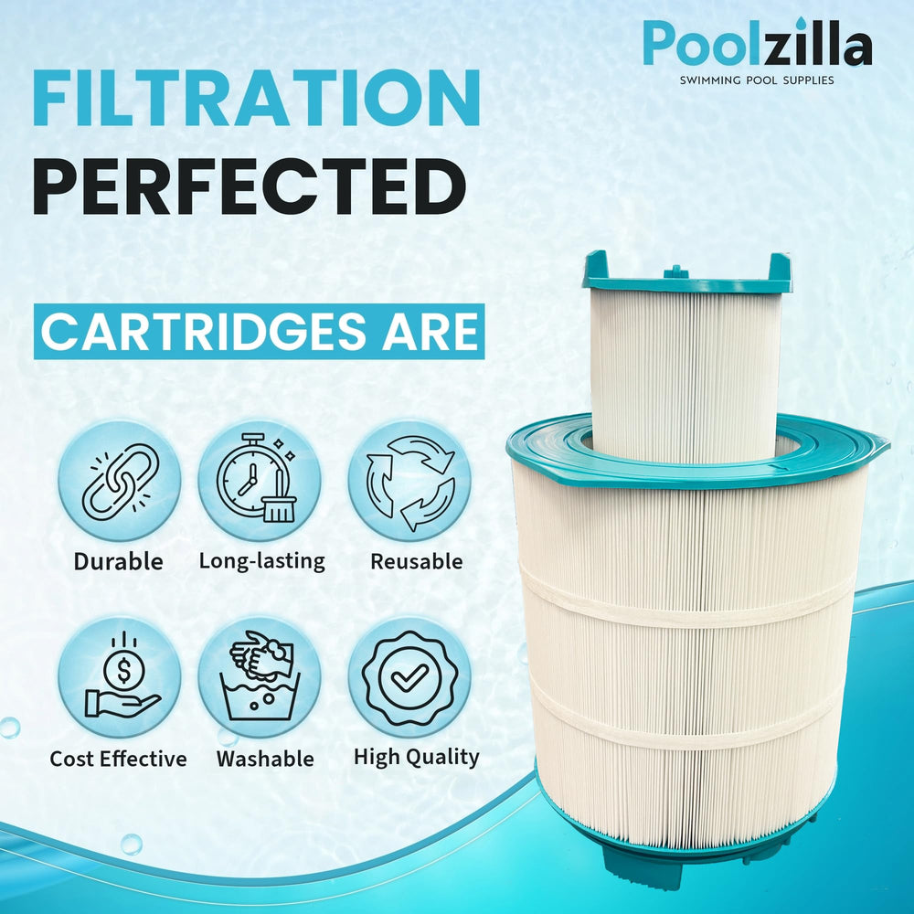 Poolzilla inner and outer cartridges side-by-side showing correct sizing