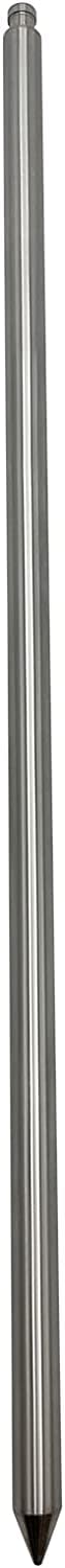Poolzilla spike with spring attached showing correct hookup and reliable tensioning benefit
