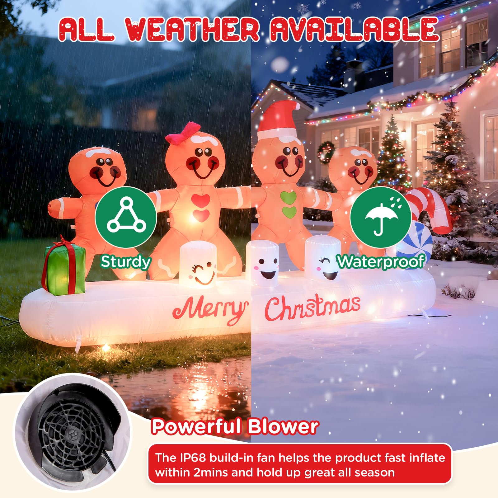 PopInflate marshmallow close-up with smiling faces adding whimsical cheer