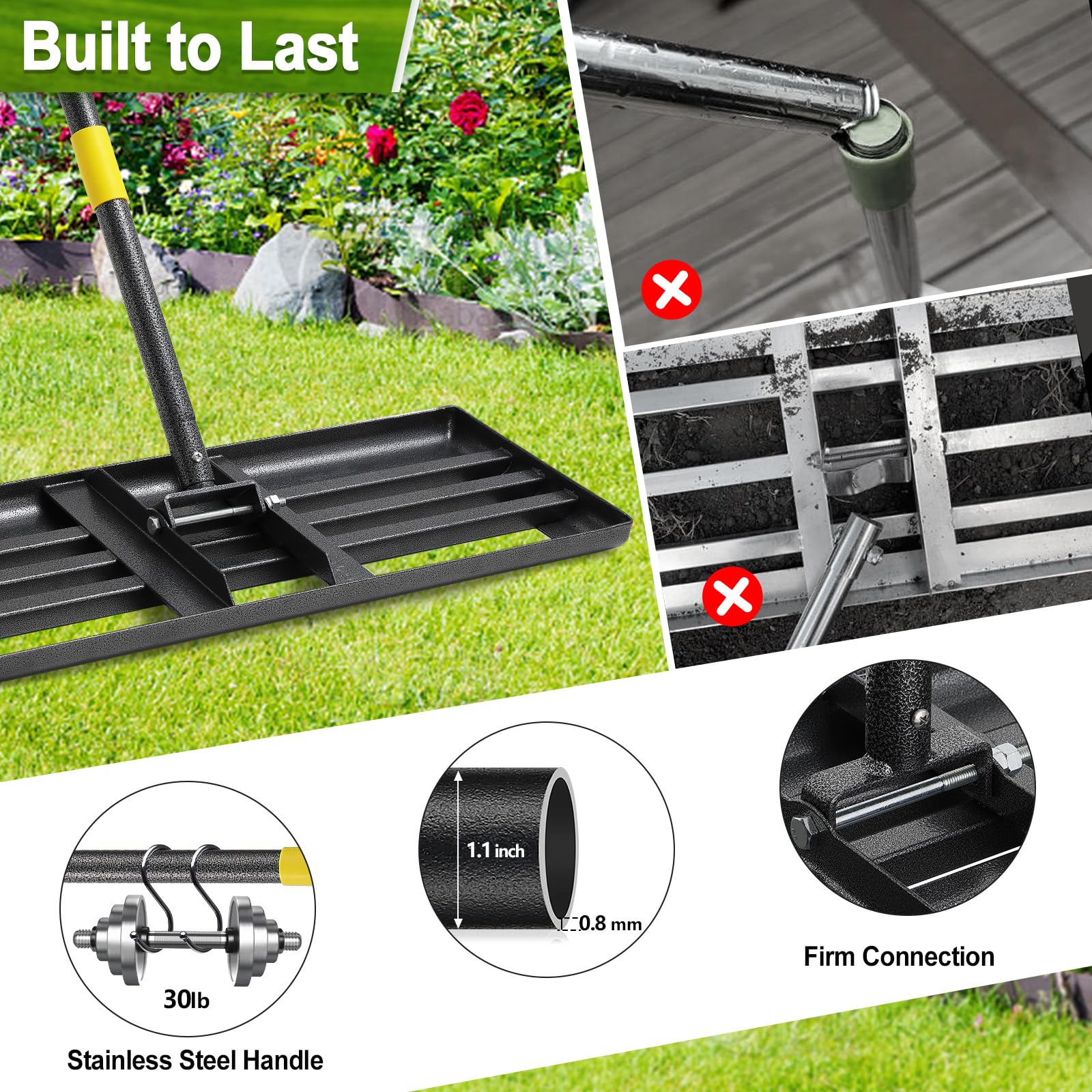 PoPoHoser welded head-to-handle detail proving strong, wobble-free performance