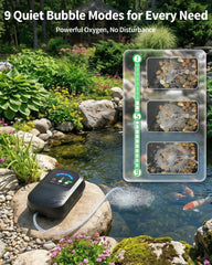 POPOSOAP HD digital display and buttons offering clear mode and airflow control