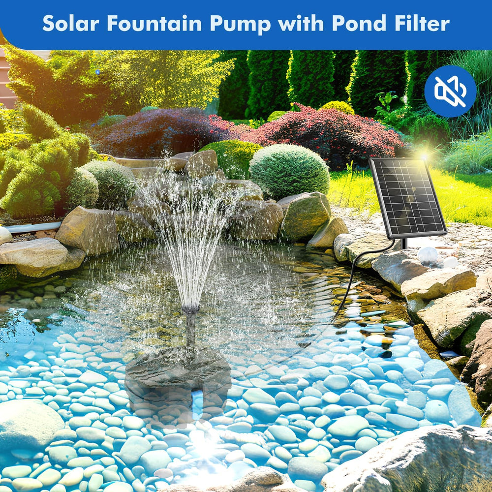 POPOSOAP multi-stage filter box top view demonstrating layered filtration to protect pump and water clarity