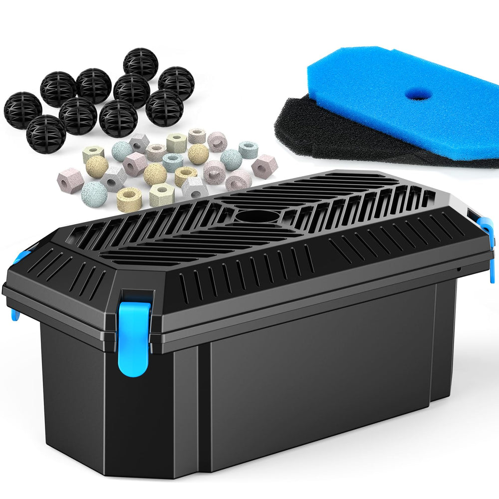 POPOSOAP front view of filter box shows compact design and easy access