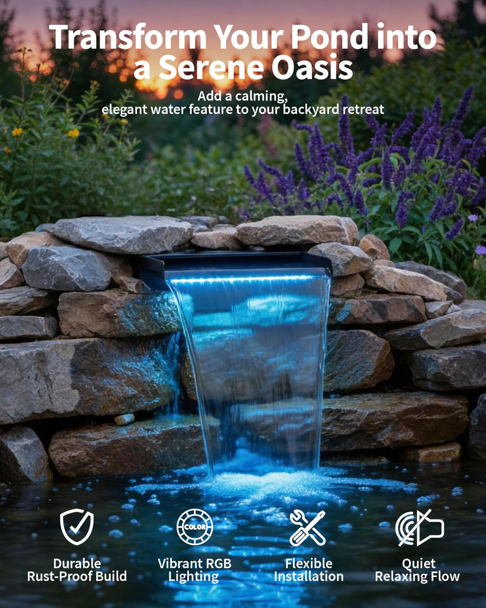 POPOSOAP installed buried spillway demonstrating integrated landscape appearance