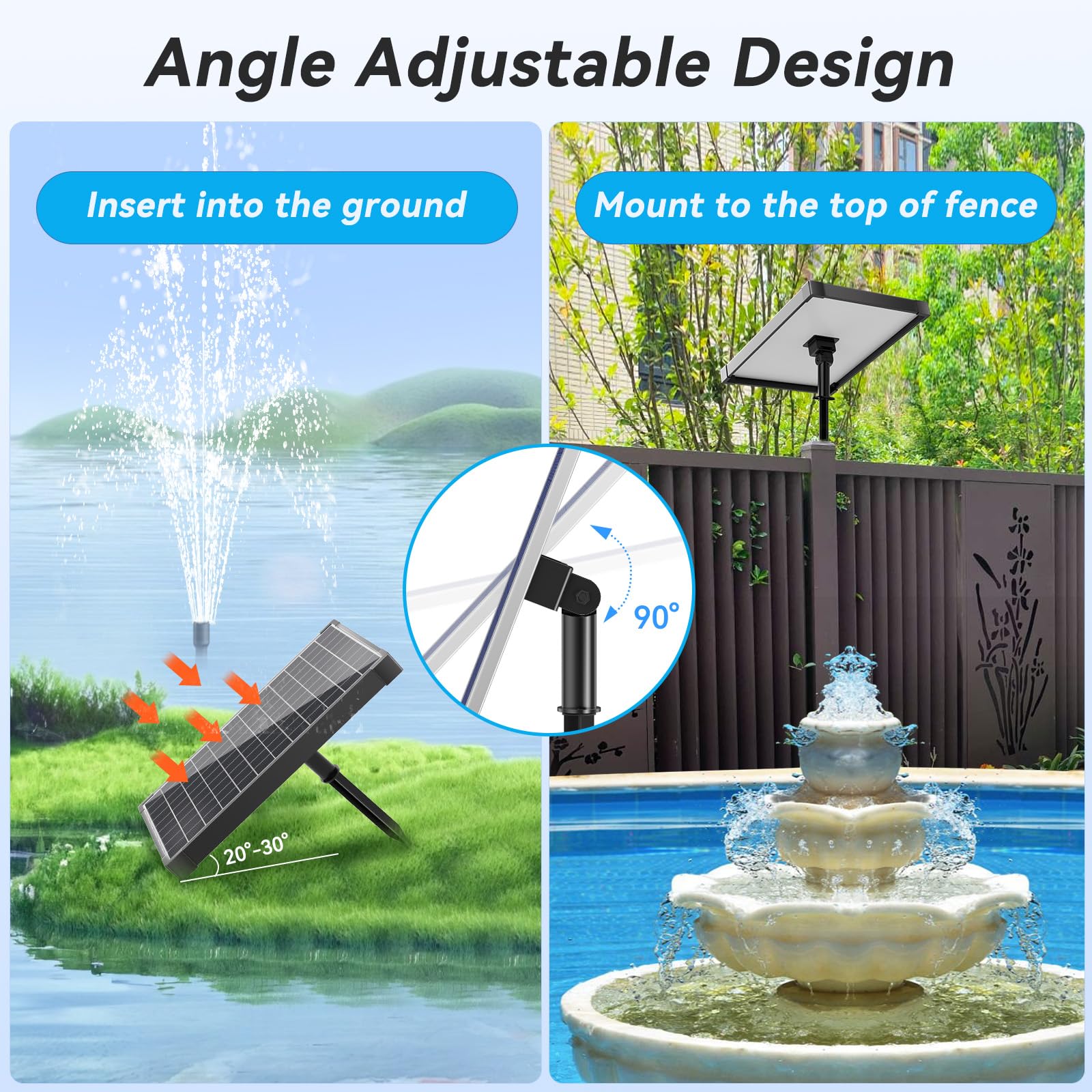 POPOSOAP pump discreetly hidden in a pond providing quiet water circulation and aeration