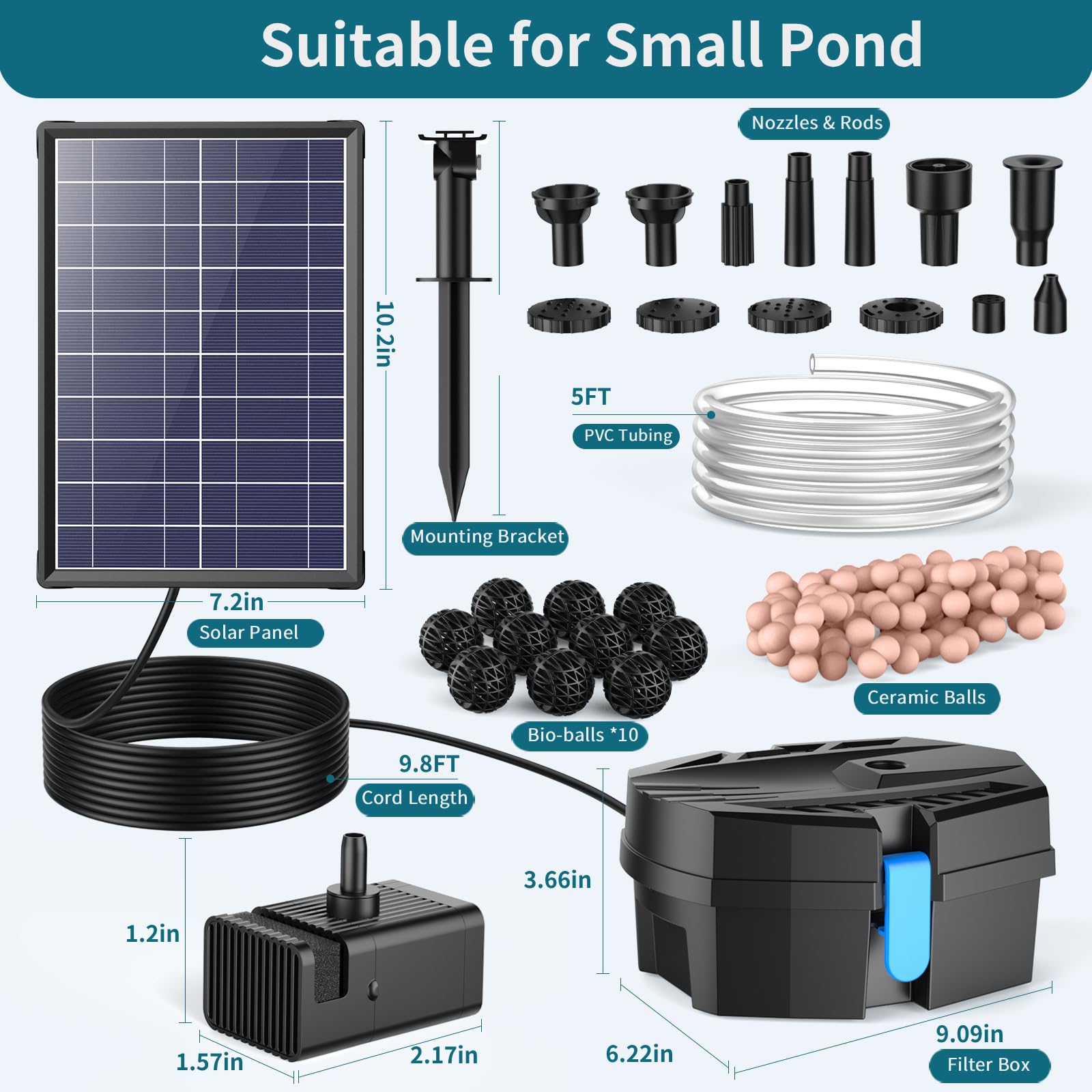 POPOSOAP pump with 5ft tubing showing scale and simple hookup benefit