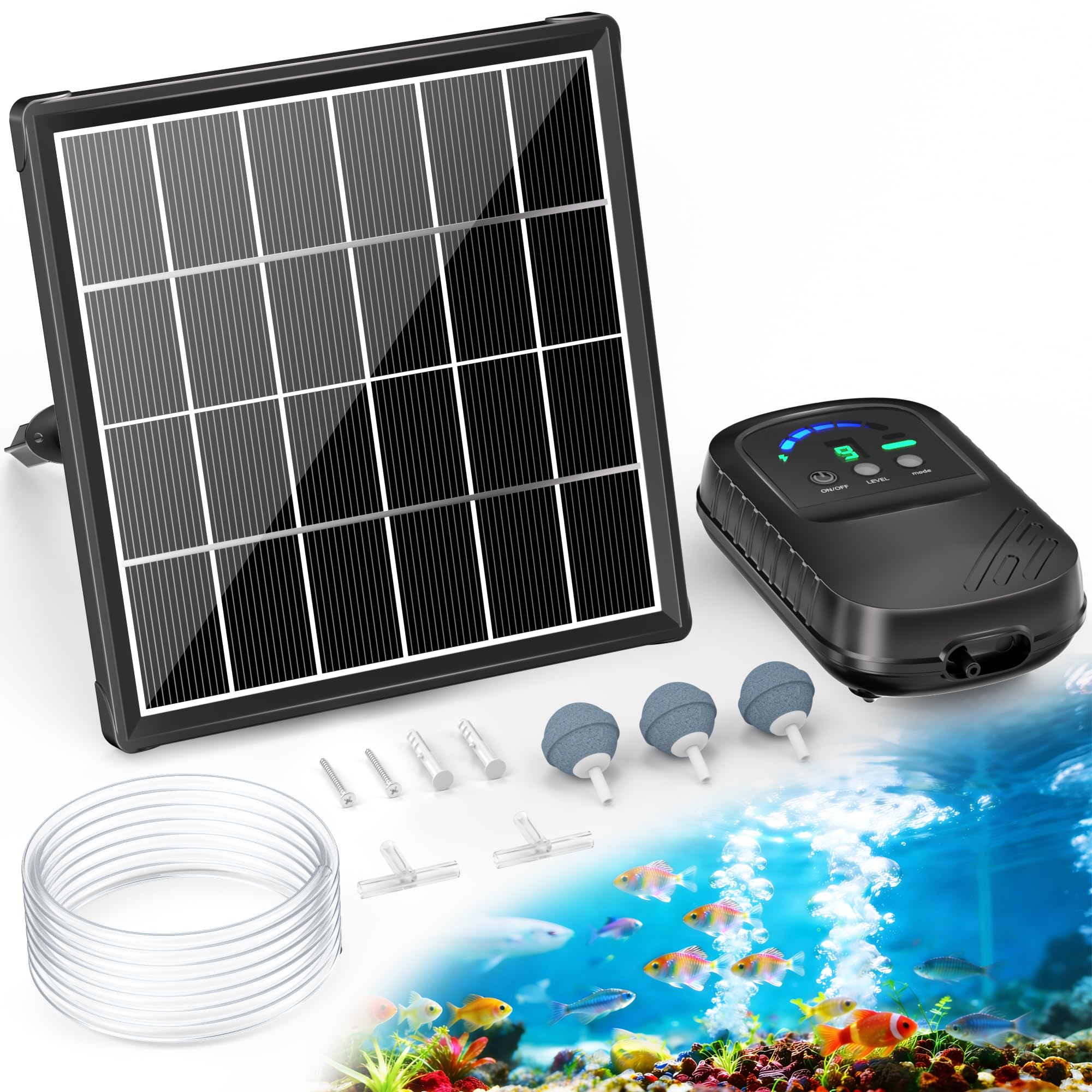 POPOSOAP solar panel front angle showing durable construction and efficient charging
