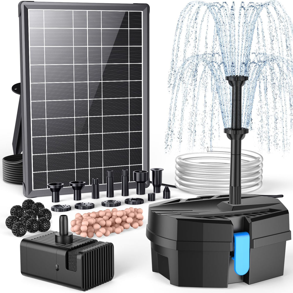 POPOSOAP 8W solar panel front view showing durable glass and efficient cells for reliable power