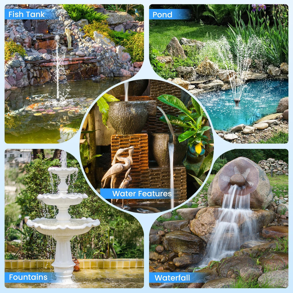 POPOSOAP tubing connected to create a backyard waterfall and adjustable flow