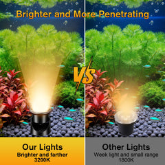 POPOSOAP underwater fountain lit by LEDs showing clear water feature highlight