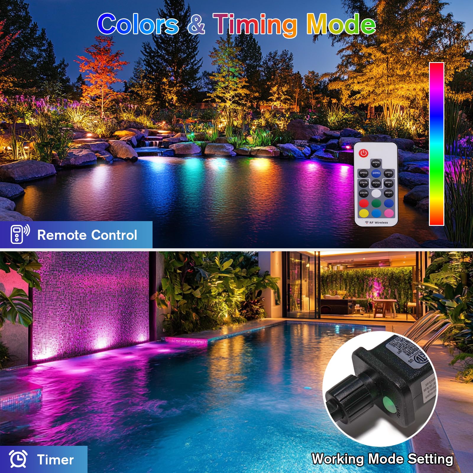 POPOSOAP underwater pond glow highlighting even illumination and ambiance