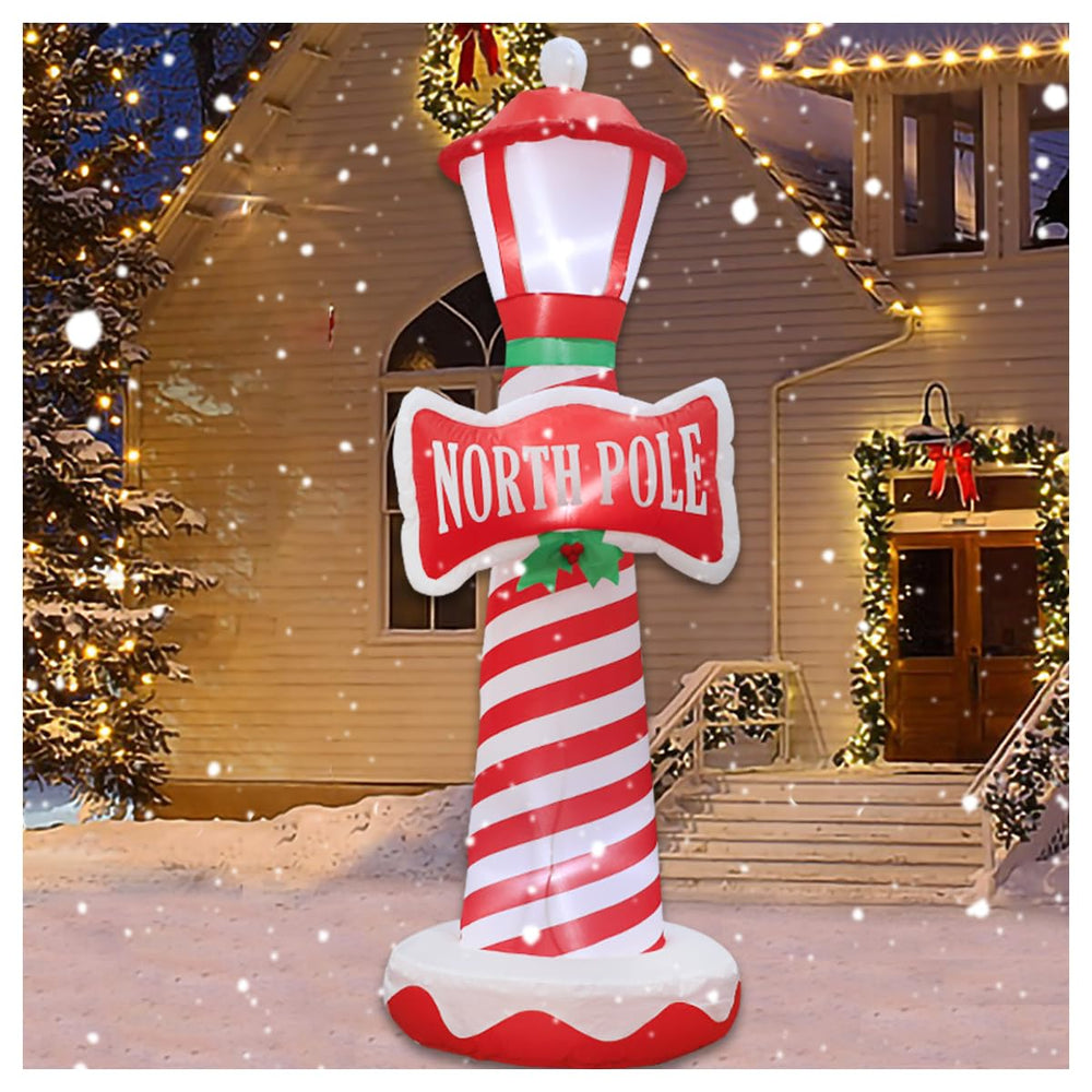 Poptrend lighthouse front view showing bright colors and festive look