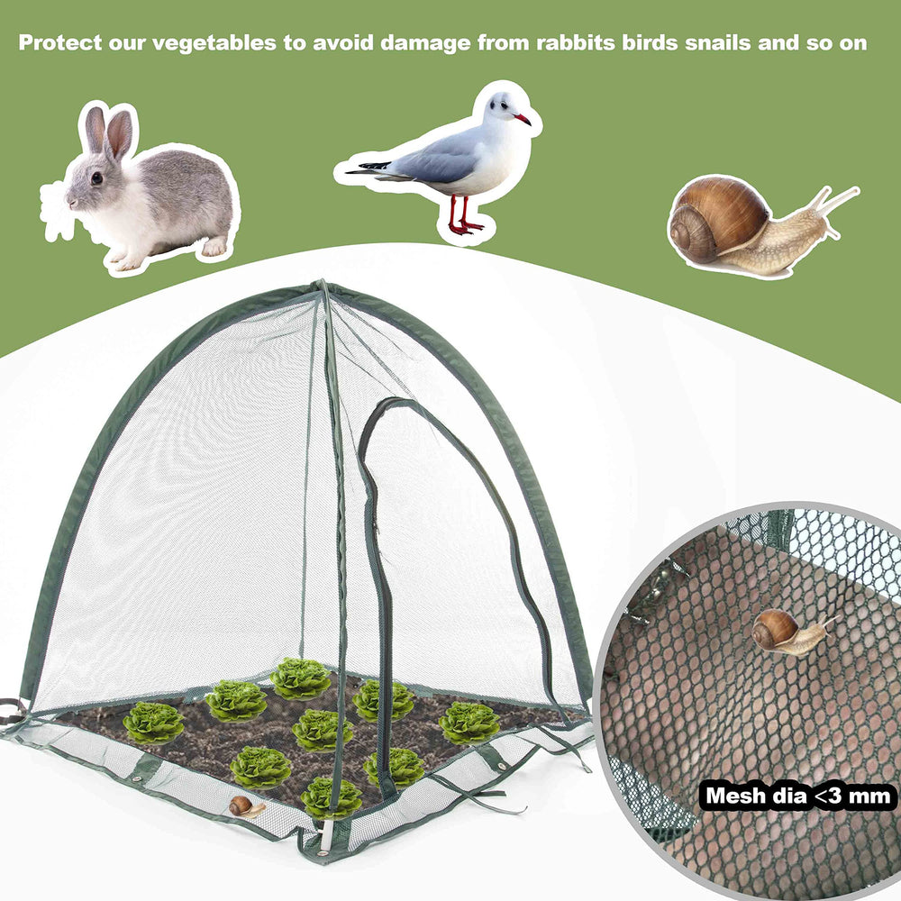 porayhut folded net in carry bag for compact easy transport