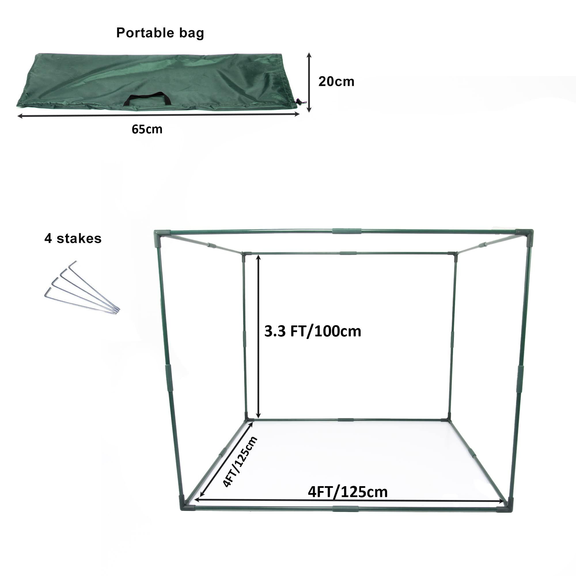 porayhut folded into carry bag for compact transport and storage