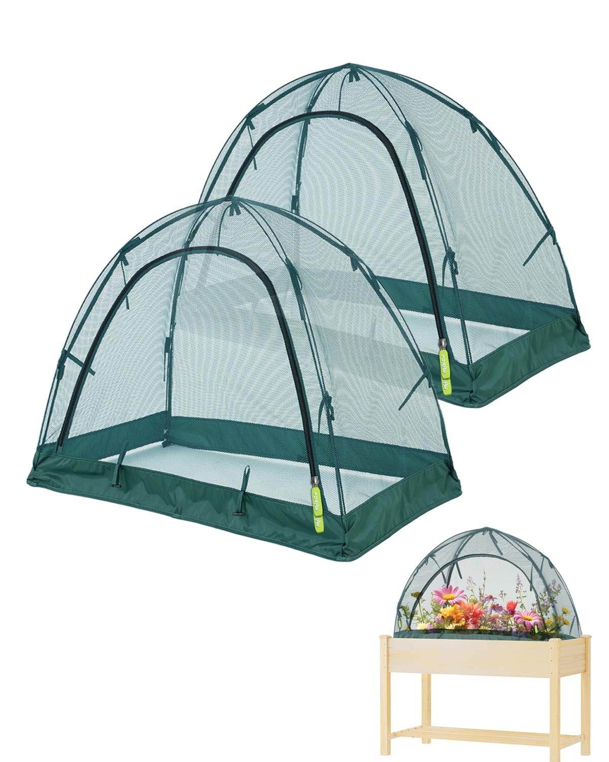 porayhut front view pack of 2 showing protective covers and portability