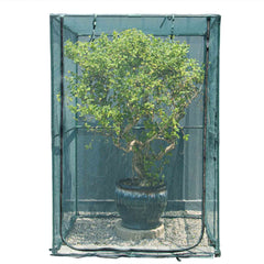 porayhut front view of cage showing full coverage and easy access benefit