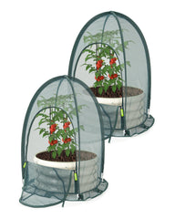 porayhut front view of pop-up net showing full protection benefit