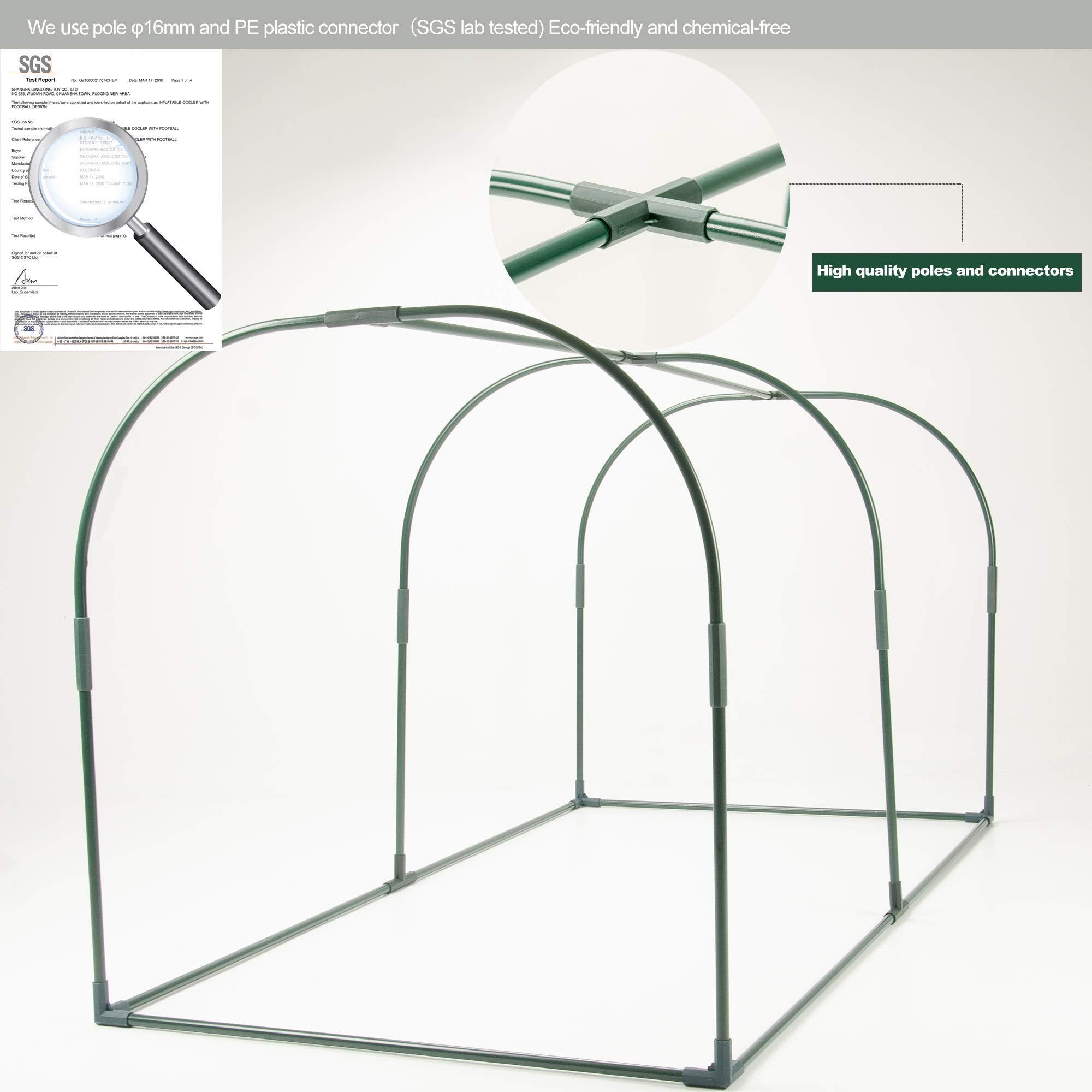porayhut j-shaped ground stakes and anchors for stability