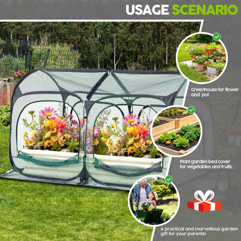 porayhut lifestyle garden setting illustrating quick pop-up use