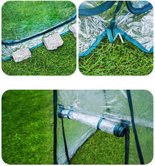 porayhut steel hoop frame detail offering sturdy quick assembly