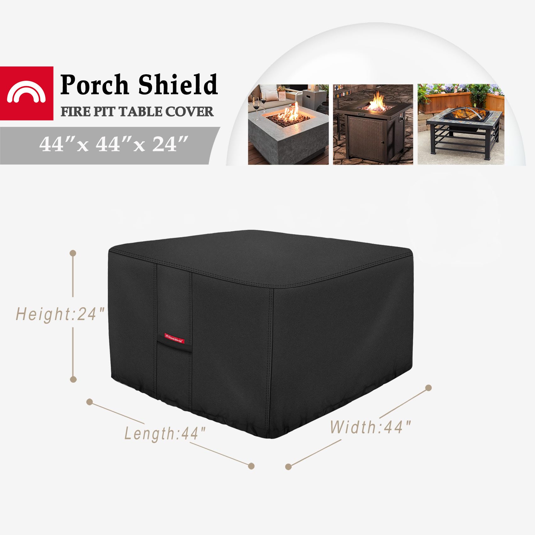 Porch Shield close-up of 600D fabric texture displaying durable protection