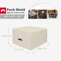 Porch Shield close-up of 600D fabric texture, highlights waterproof durability