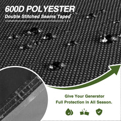 Porch Shield elastic hem securing cover for windproof fit and stability