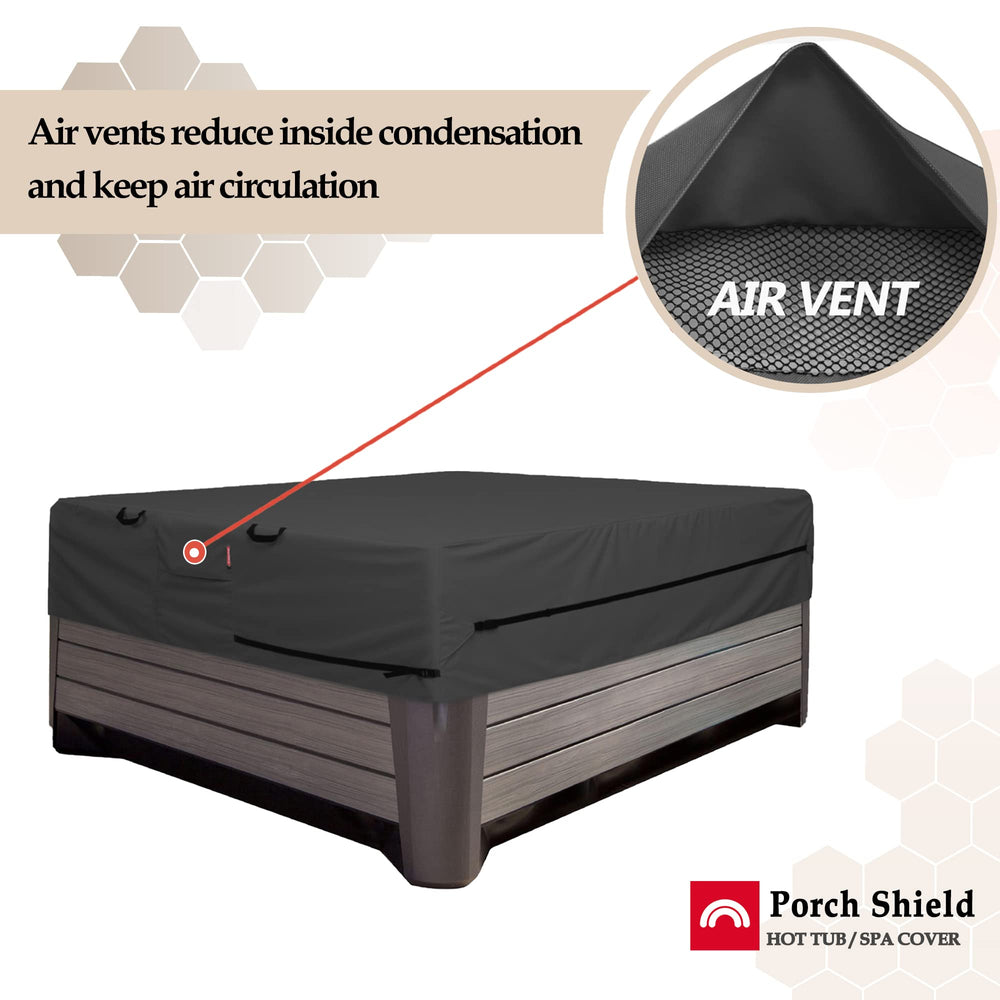 Porch Shield heavy-duty ribbon handle being used for easy removal benefit