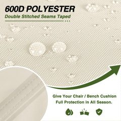 Porch Shield padded and ribbon-weave handles for comfortable carrying