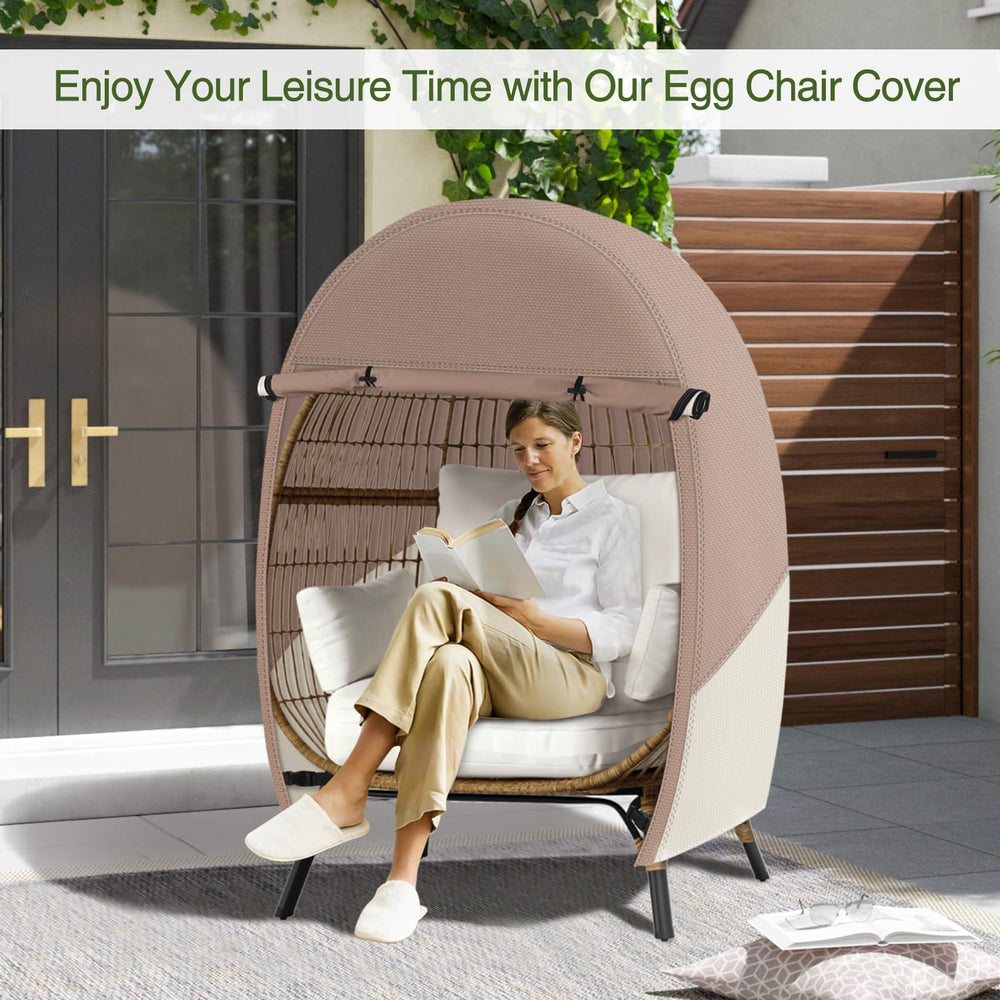 Porch Shield stitched seam and label highlighting reinforced durability