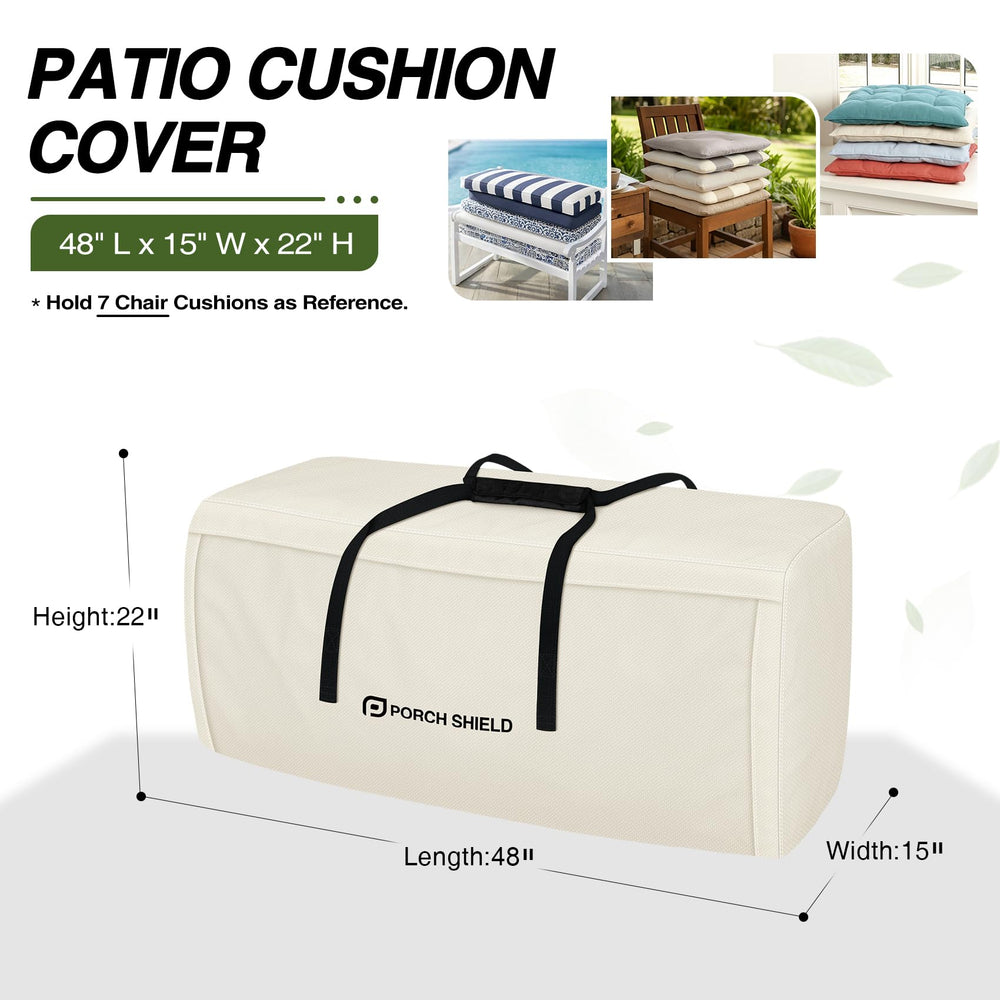 Porch Shield large dual zipper opening for fast access and convenience