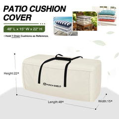 Porch Shield large dual zipper opening for fast access and convenience