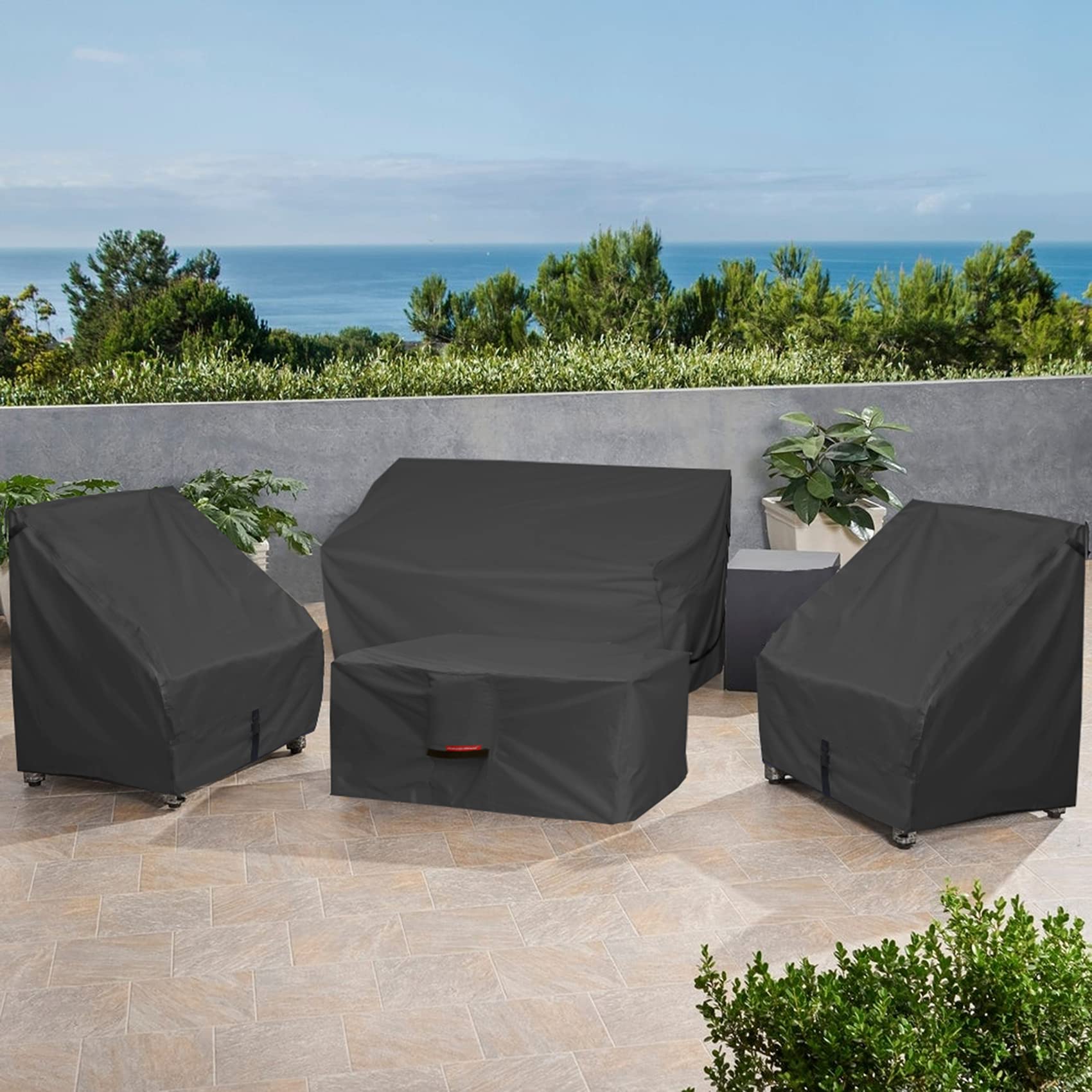 Porch Shield next to tape measure showing 58x24 inch fit, confirms sizing