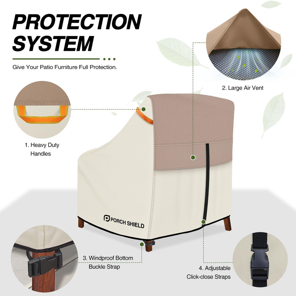 Porch Shield ventilación trasera que reduce condensación y humedad interna
