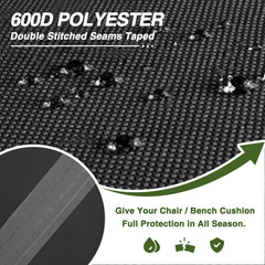 Porch Shield zipper flap detail protecting contents from rain and splashes benefit