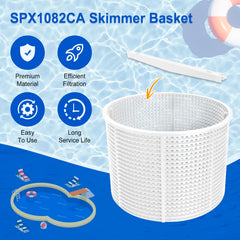 Porscan basket installed in skimmer demonstrating correct seating benefit