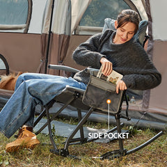 Portal folded chair in carry bag for easy transport and compact storage