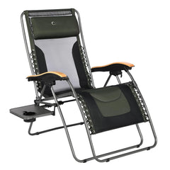Portal front view of oversized recliner showing spacious seat and ready-to-use benefit