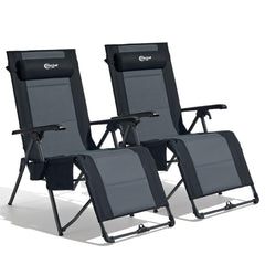 Portal front view showing folded and open chair for quick transport benefit