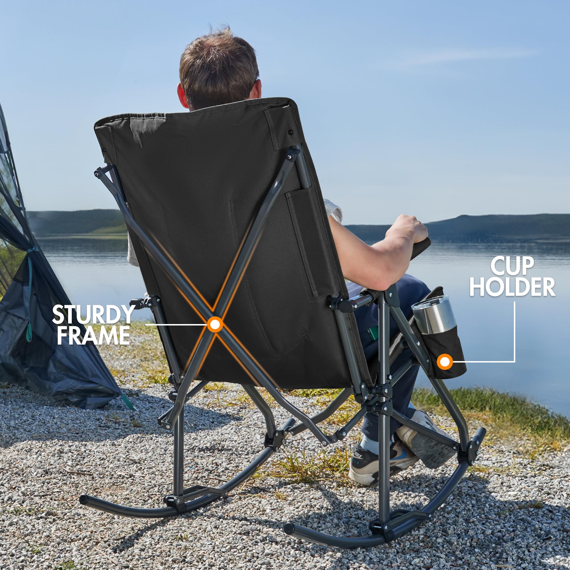 Portal hard armrests detail giving durable support for easy standing and sitting