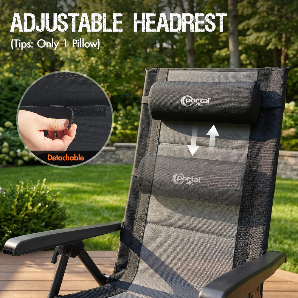 Portal lifestyle poolside setup showing relaxing outdoor lounging benefit