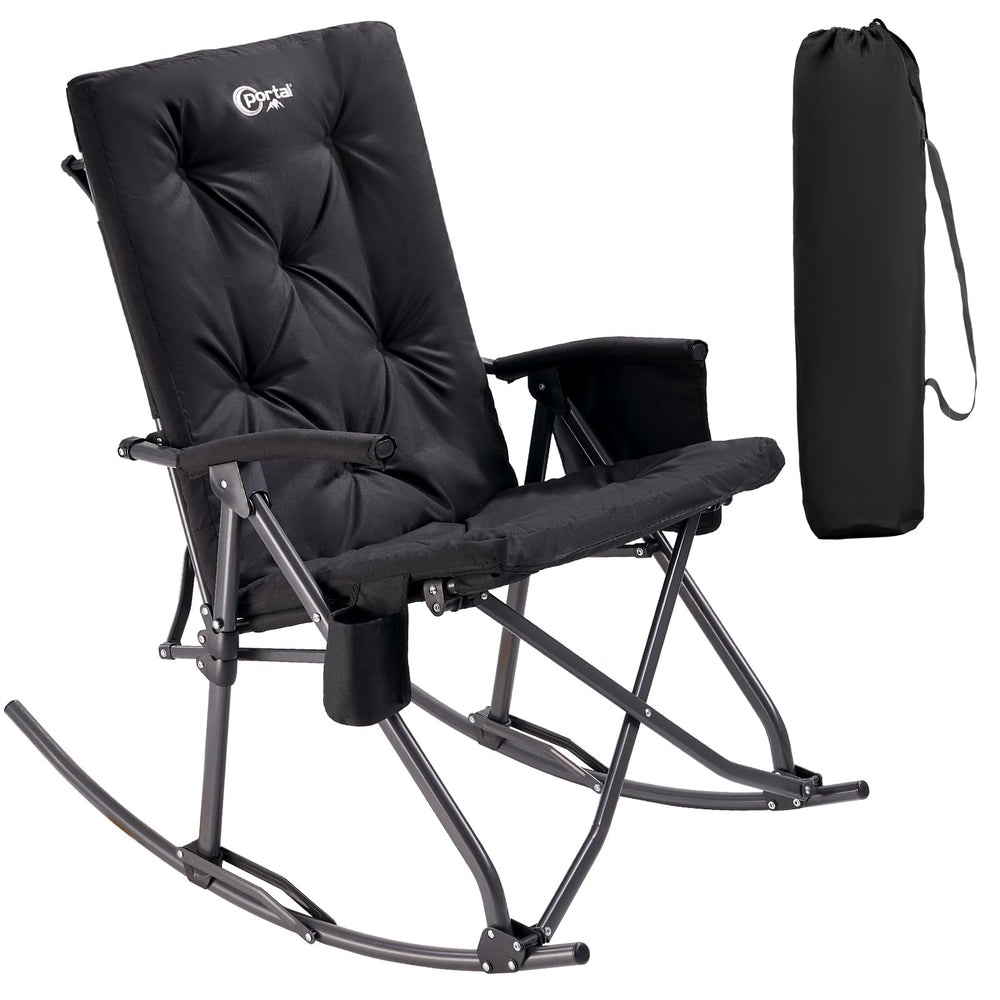 Portal oversized padded chair front view shows roomy seat and comfort