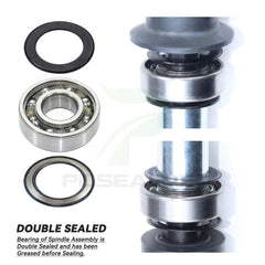 POSEAGLE replacement 1/2" x 141" belt laid flat to confirm GX21833 A141 sizing